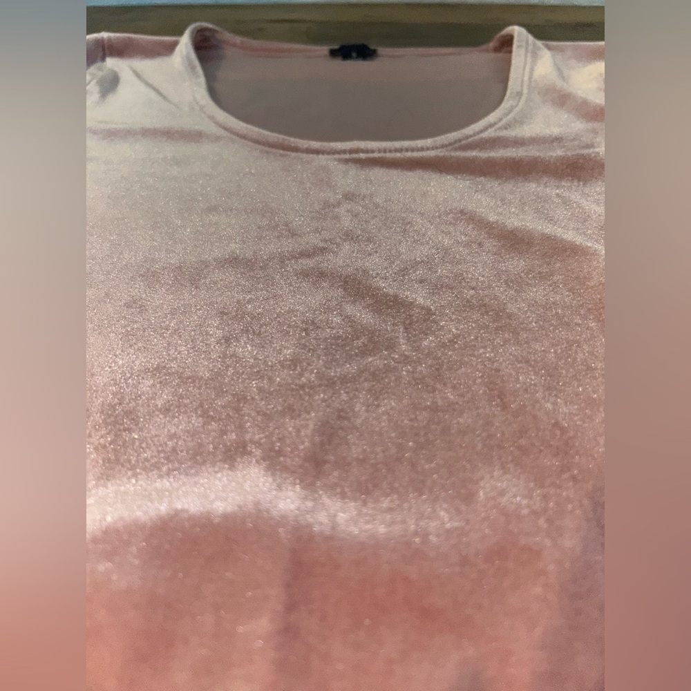 💖5 for $50💖CREW Pink velvet long sleeve bodysuit balletcore - Picture 11 of 11